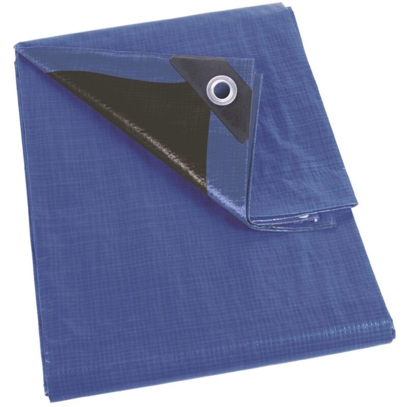 foto del prodotto telo - blu nero - super resistente - 10 x 12 m