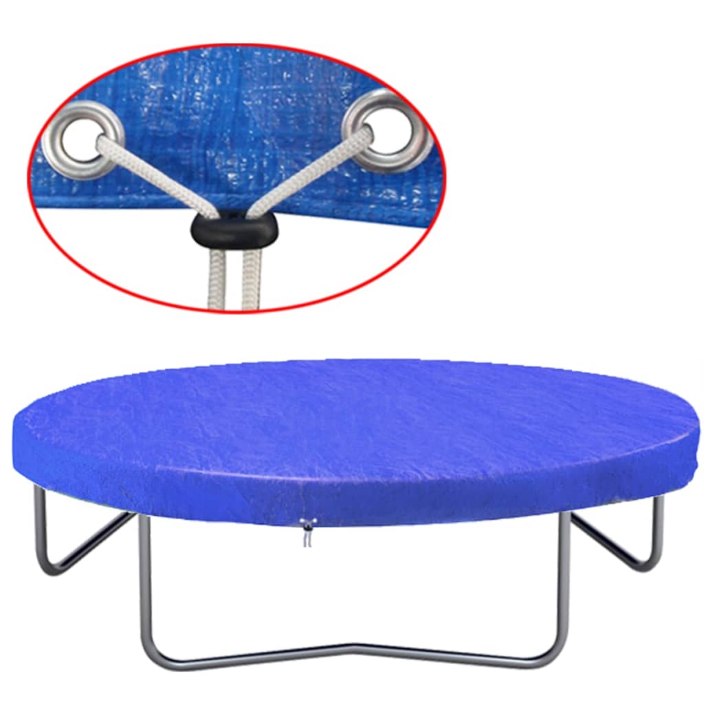 foto del prodotto telo copertura per trampolino elastico in pe 360 367 cm 90 g m 