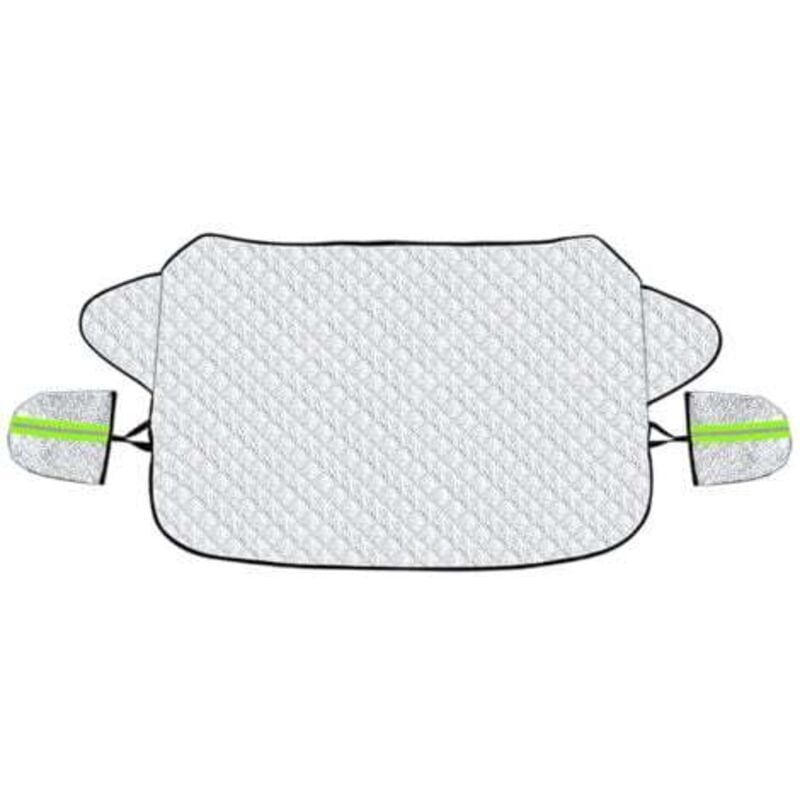 foto del prodotto telo copri parabrezza auto invernale, universale, magnetico, pieghevole, antigelo, neve, raggi uv, polvere e pioggia (147x100 cm) - lablanc