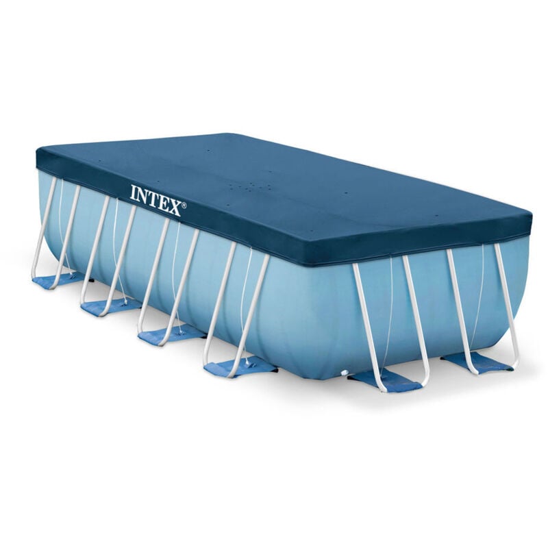 foto del prodotto telo copri piscina copertura rettangolare 400x200 cm intex 28037 piscine