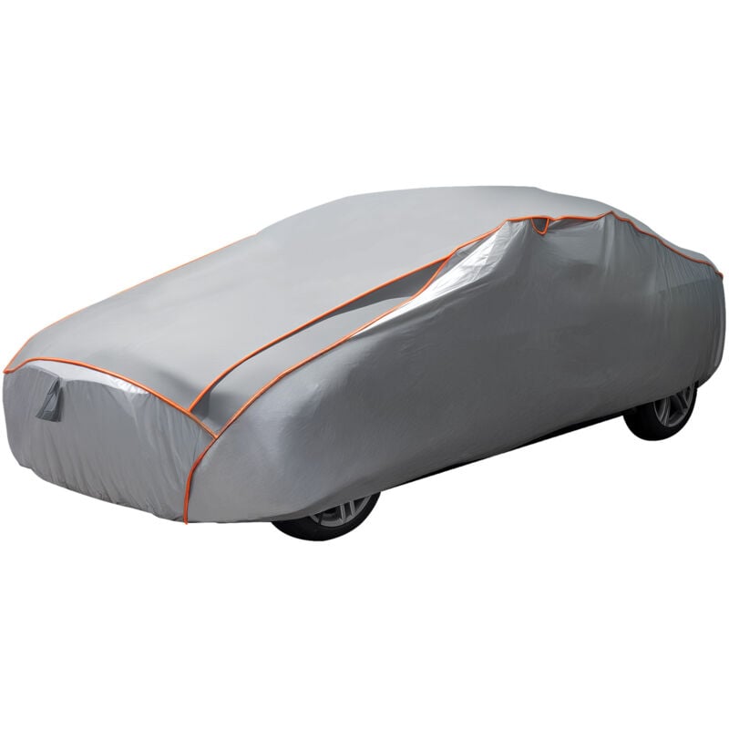 foto del prodotto telo copriauto integrale l 482x178x119 cm telone di protezione auto contro grandine neve e pioggia xpotool