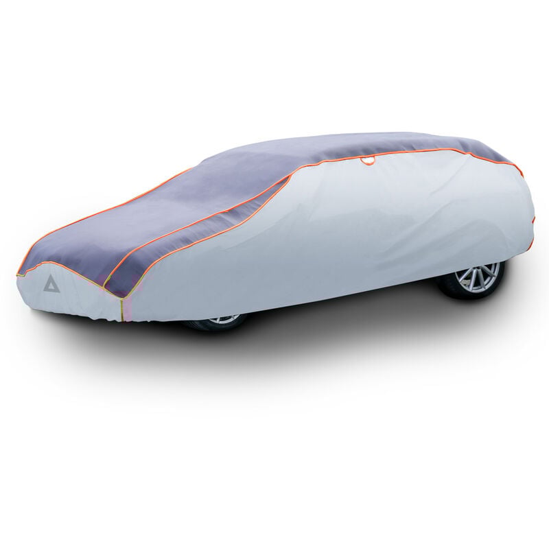 foto del prodotto telo copriauto integrale m 431x165x119 cm telone di protezione auto contro grandine neve e pioggia wiltec