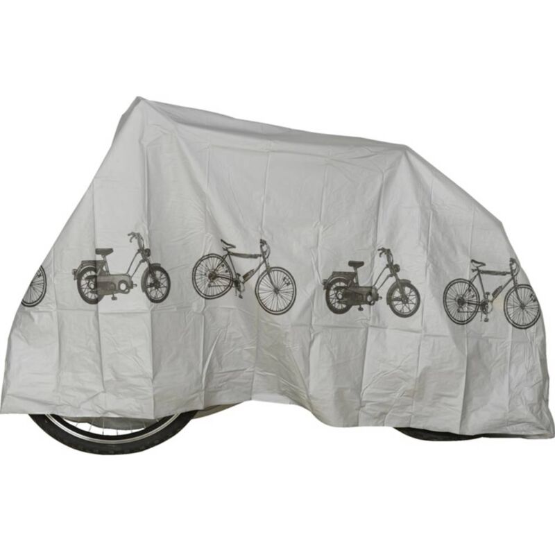 foto del prodotto telo copribici integrale argento fischer fahrrad