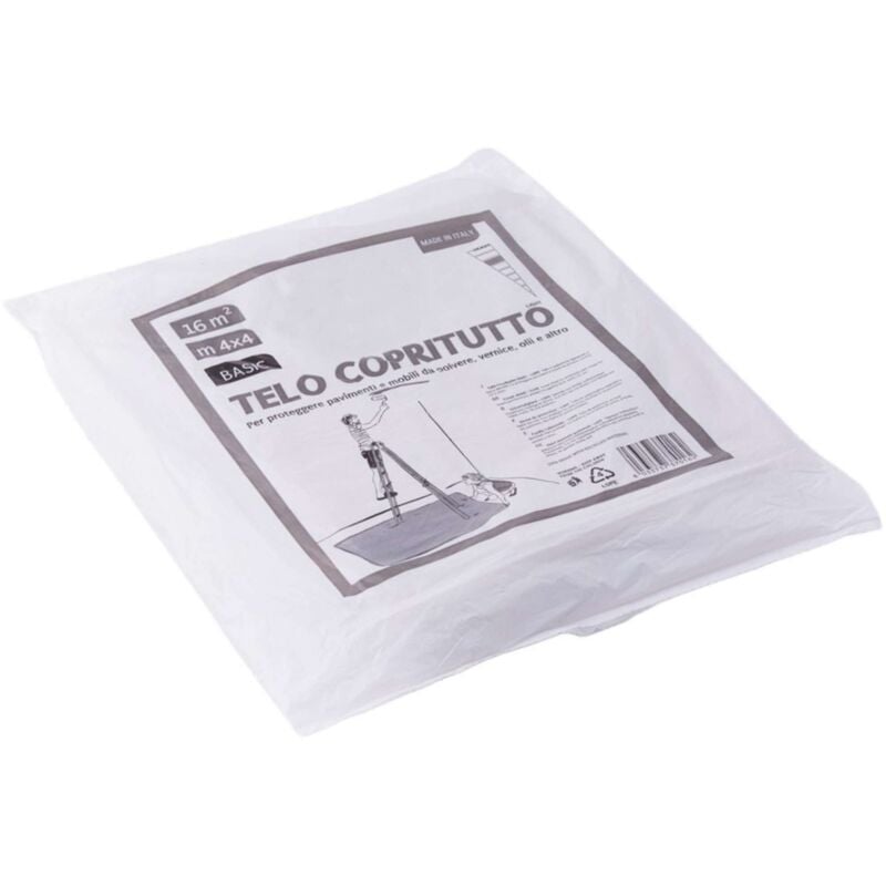 foto del prodotto telo copritutto ultra pesante 4x4 mt conf. da 25 pz
