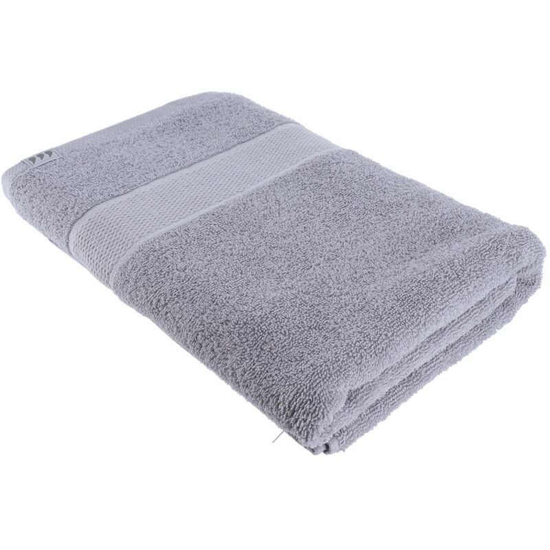 foto del prodotto telo da bagno 70x130 cm 100 cotone grigio chiaro tendance