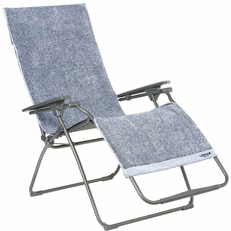 foto del prodotto telo da bagno per sdraio relax, 100 cotone, colore iroise, lfm2972 9302 lafuma mobilier