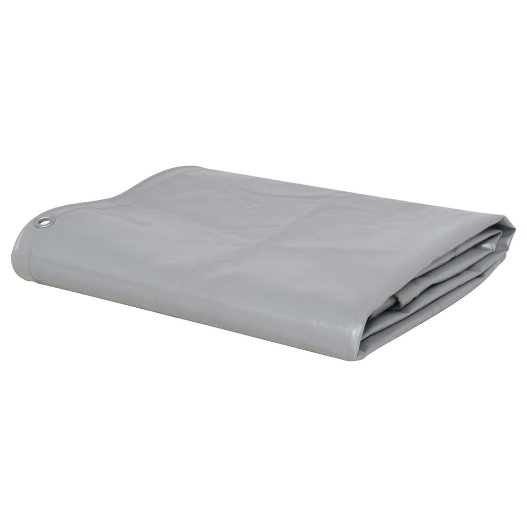 foto del prodotto telo da campeggio versatile e resistente 650 g m 4 x 8 m protezione giardino grigio 02 0002243