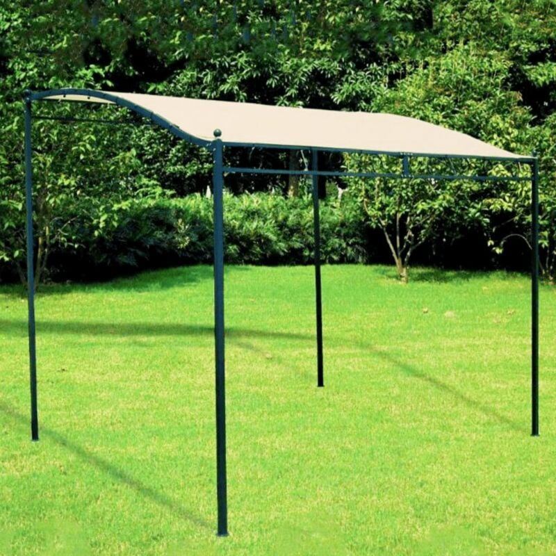 foto del prodotto telo di copertura 250x300 cm per gazebo veranda beige ricambio in poliestere