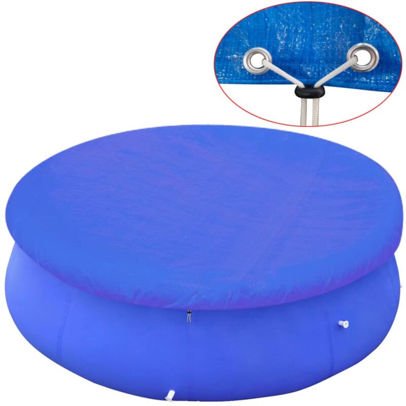 foto del prodotto telo di copertura per piscina fuoriterra 450 457 cm rotonda vidaxl