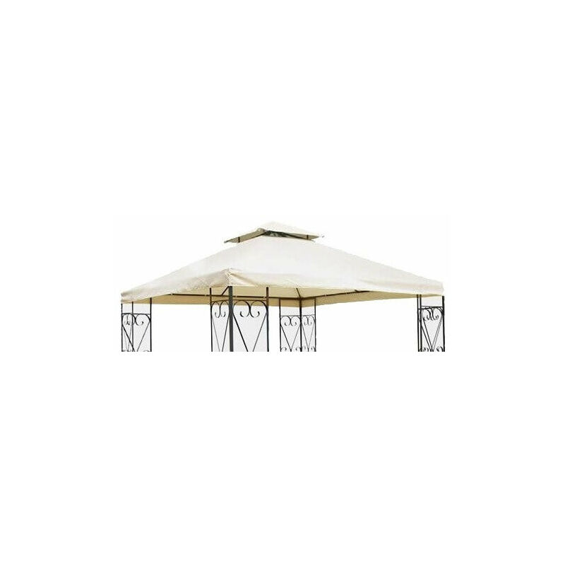 foto del prodotto telo di ricambio in poliestere per gazebo 3x3 raylee