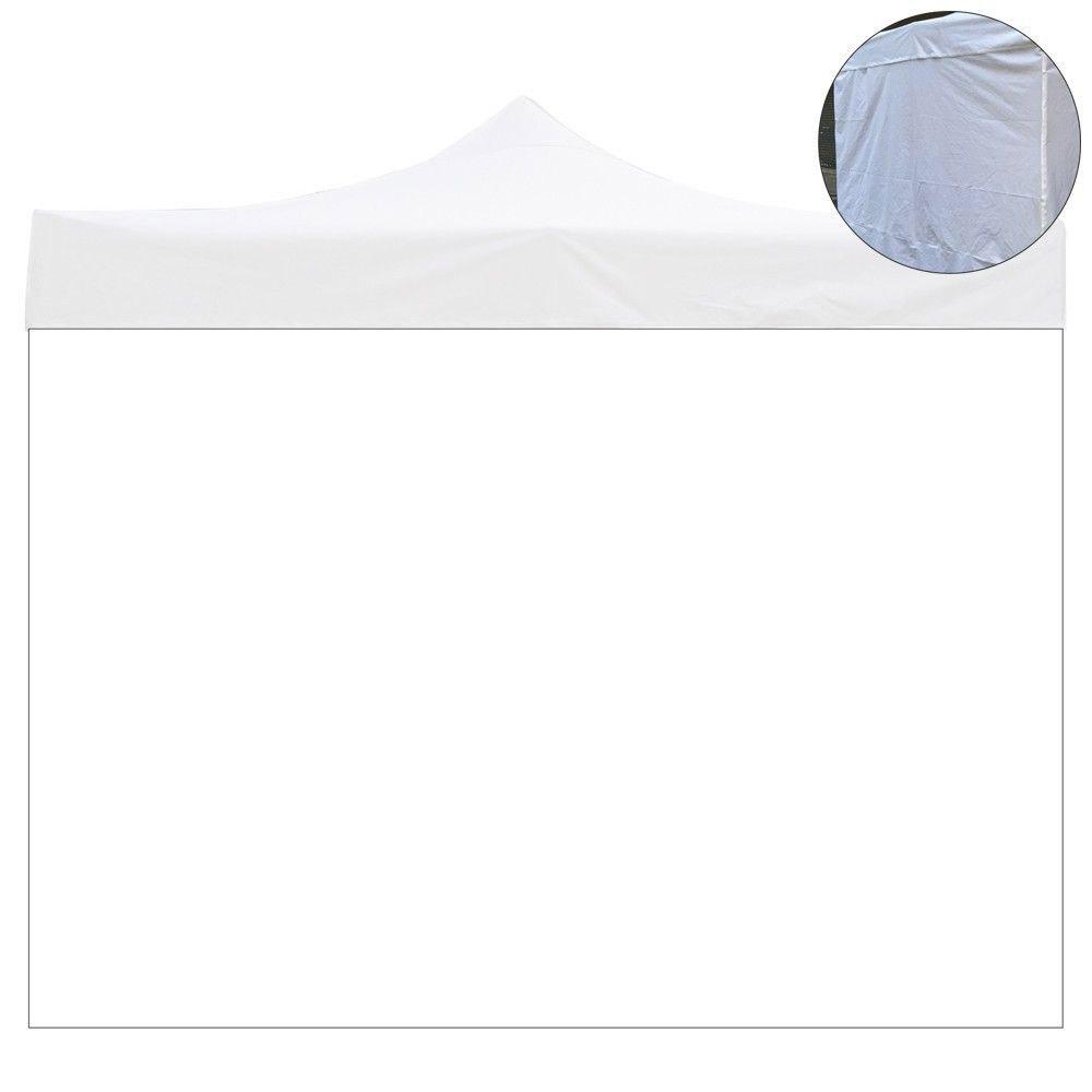 foto del prodotto telo di ricambio laterale per gazebo pieghevole 2x2m impermeabile ricambio bianco