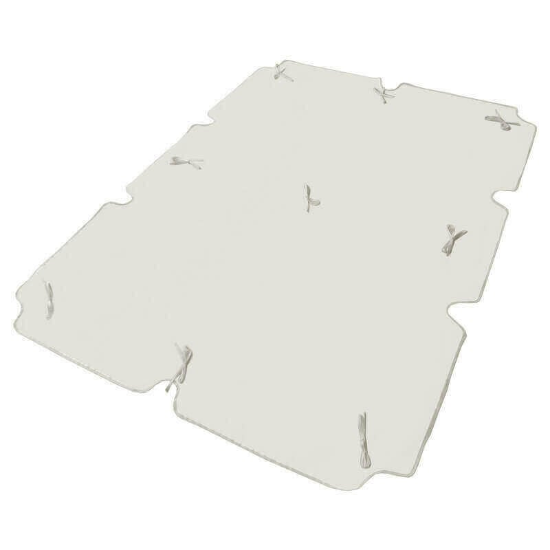 foto del prodotto telo di ricambio per dondolo da giardino 2 posti in poliestere idrorepellente 165x112x1h cm beige
