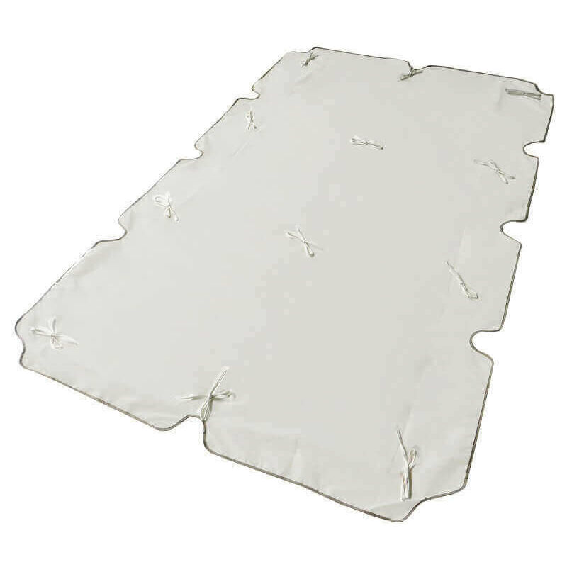 foto del prodotto telo di ricambio per dondolo da giardino 3 posti in poliestere idrorepellente 200x112x1h cm beige