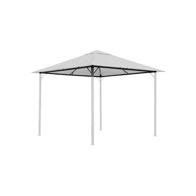 foto del prodotto telo di ricambio per gazebo 3x3 m bianco da 220 gr mq