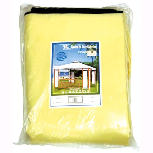 foto del prodotto telo di ricambio per gazebo in poliestere colore bianco con airvent 3x3mt