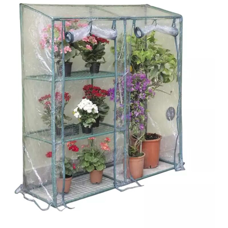 foto del prodotto telo di ricambio verdemax per serra buganvillea big in plastica trasparente 143x50x155 cm