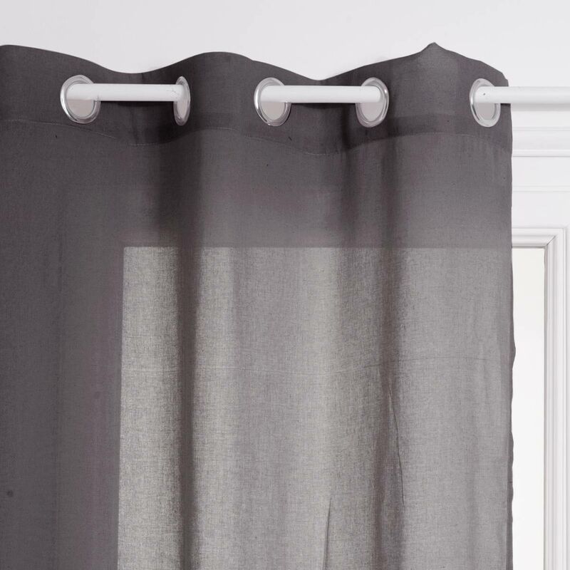 foto del prodotto telo grigio ana 140x240cm atmosphera cr ateur d int rieur