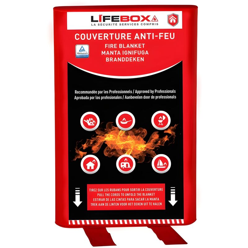 foto del prodotto telo ignifugo lifebox