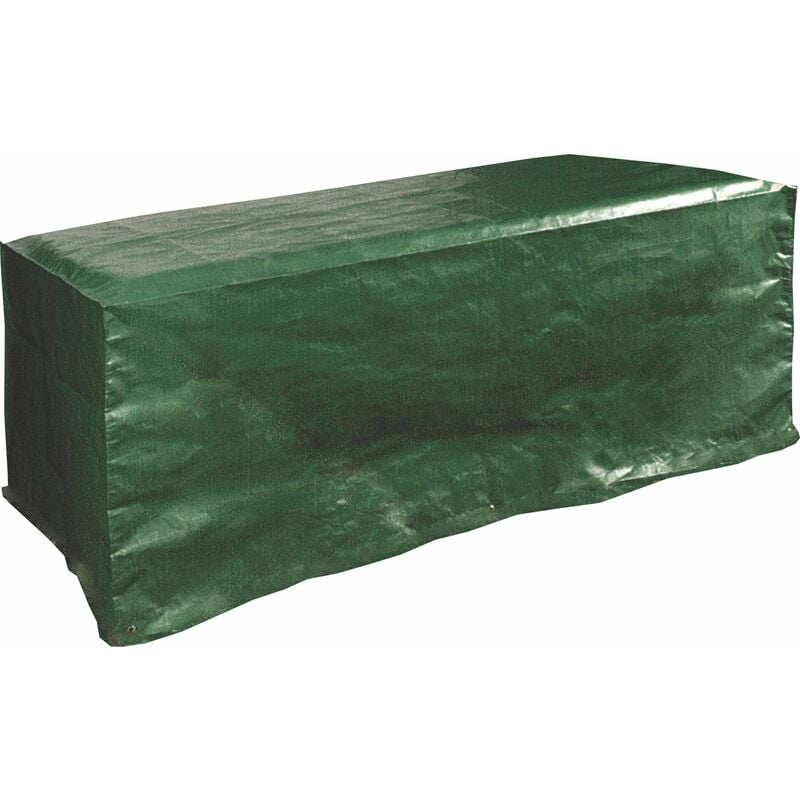 foto del prodotto telo impermeabile 120x90x70cm in poliestere per tavoli rettangolari da giardino bauer verde