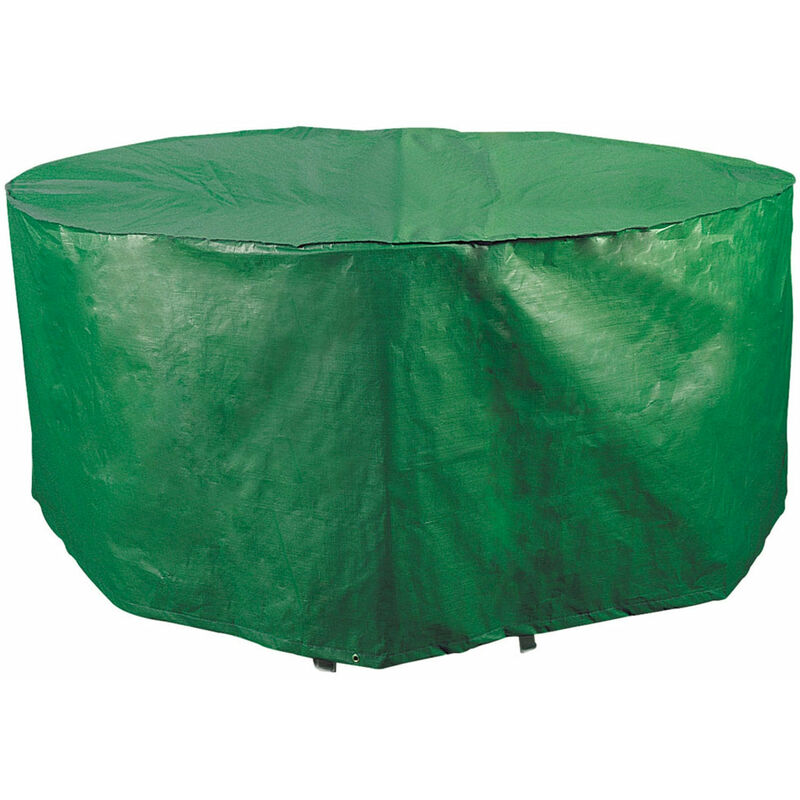 foto del prodotto telo impermeabile 125x70cm in poliestere per tavoli tondi da giardino bauer verde