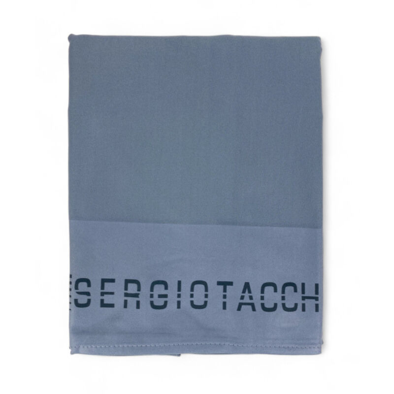 foto del prodotto telo mare in morbidissima microfibra tinta unita misura grande salva spazio sergio tacchini grigio