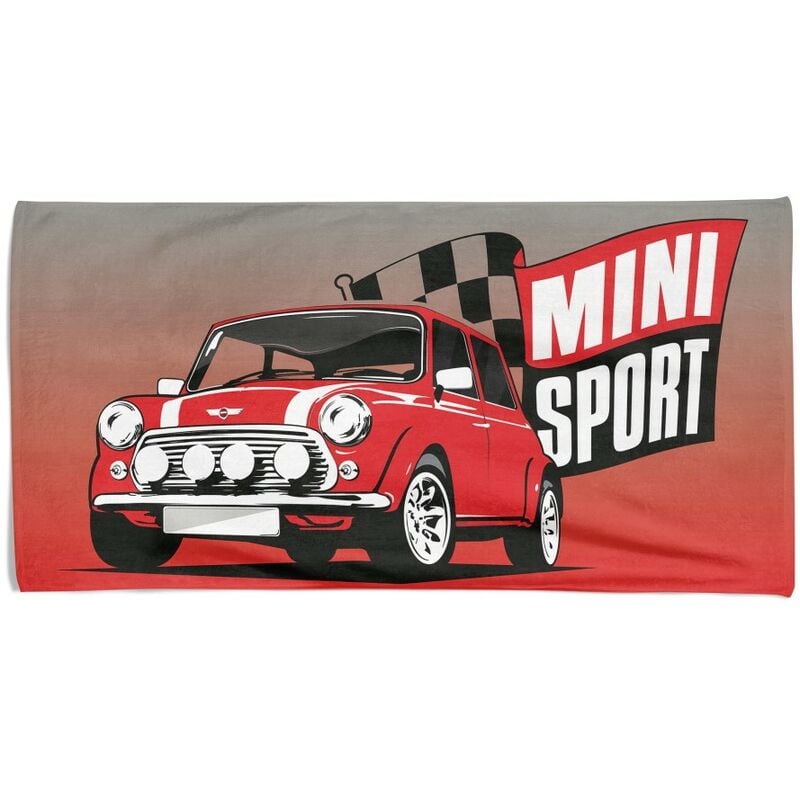 foto del prodotto telo mare in spugna mini sport misura grande cm. 90 x 170
