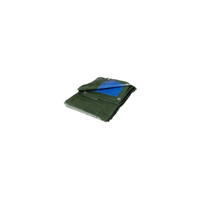 foto del prodotto telo occhiellato blu verde 120gr mq m3x4