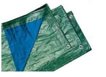 foto del prodotto telo occhiellato bordato con angoli rinforzati 200 gr. pesante mt.4x5 gr.200 al mq. colore verde blu