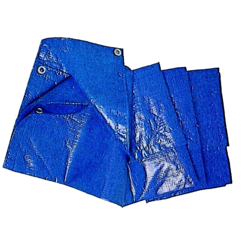 foto del prodotto telo occhiellato pe 2x3 m. 85 gr. blu