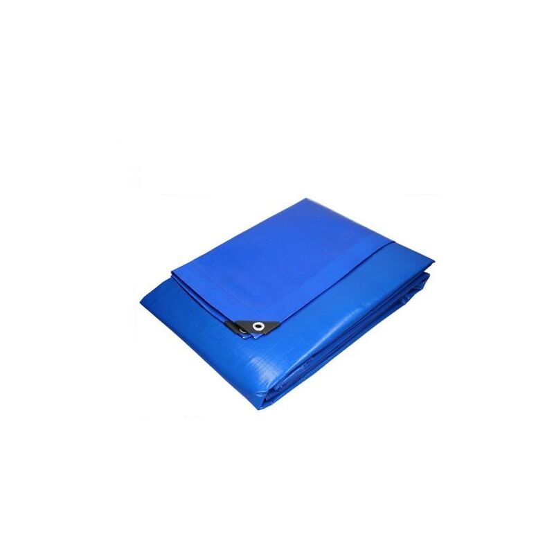 foto del prodotto telo occhiellato pe 5 x 8 m. 85 gr. blu