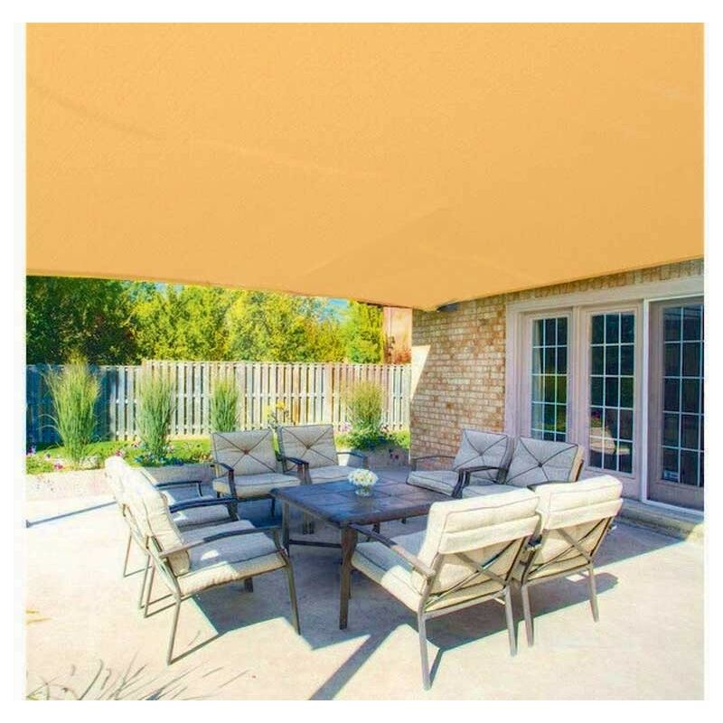 foto del prodotto telo ombreggiante 2x100 metri rotolo beige oscurante copertura privacy