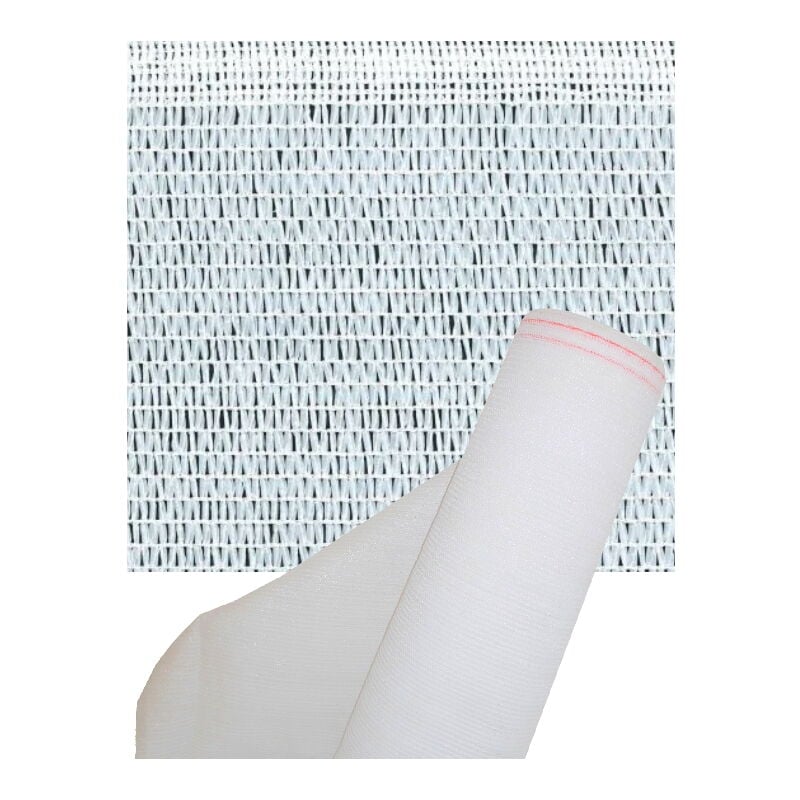 foto del prodotto telo ombreggiante bianco 2 m oscurante 90 frangivista giardino recinzione rete - lunghezza 10 metri