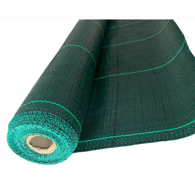foto del prodotto telo per pacciamatura verde 2,10x10 mt 100gr mq anti erbacce anti uv permeabile