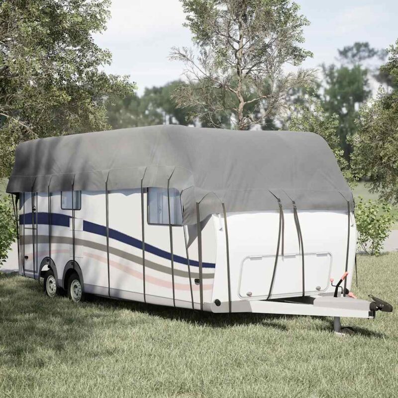 foto del prodotto telo per roulotte grigio 700x300 cm in tessuto non tessuto vidaxl