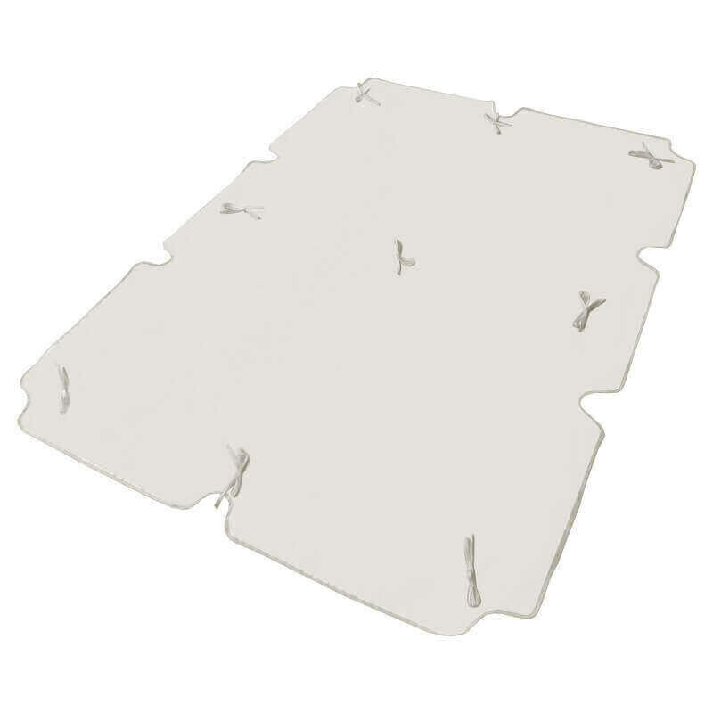 foto del prodotto telo per tetto dondolo con mantovana in colore ecr 165 x 112 cm