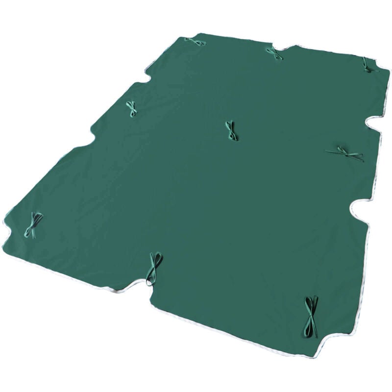 foto del prodotto telo per tetto dondolo con mantovana in colore verde 165 x 112 cm