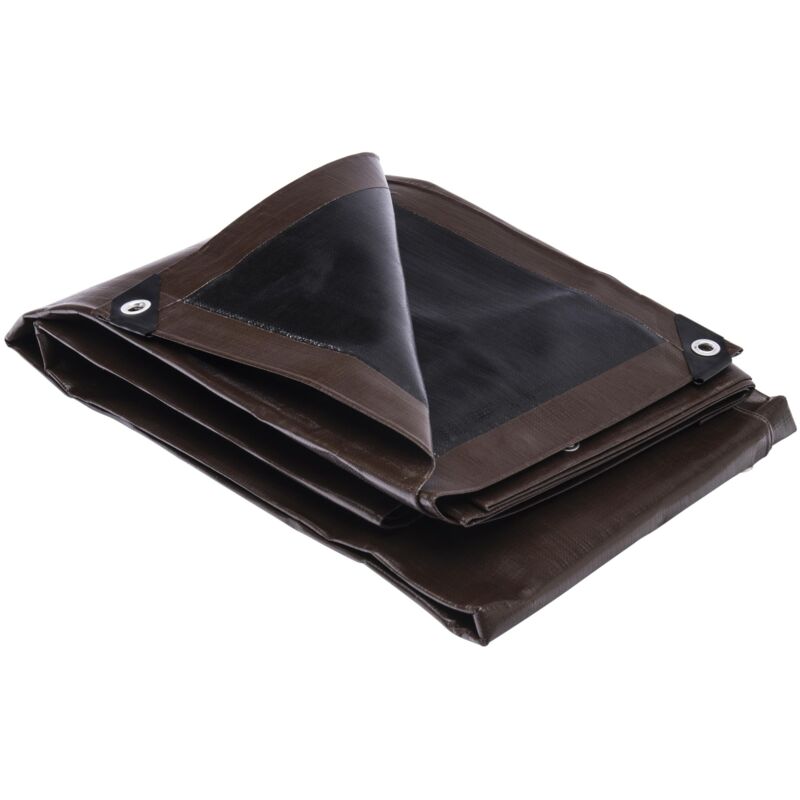 foto del prodotto telo professionale marrone 350g m2 werka pro 2 x 3 m
