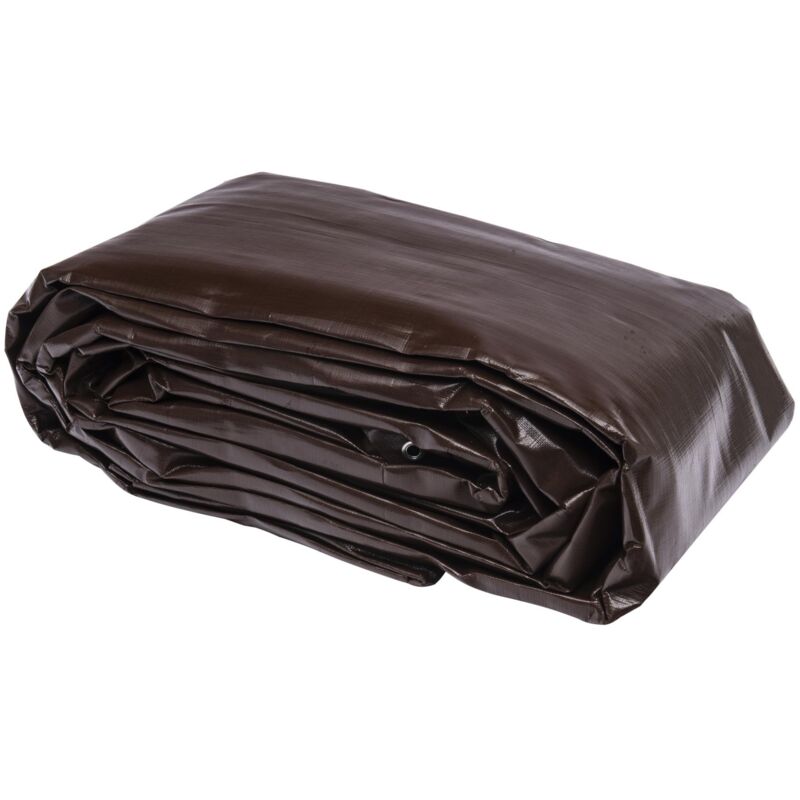 foto del prodotto telo professionale marrone 350g m2 werka pro8 x 12m