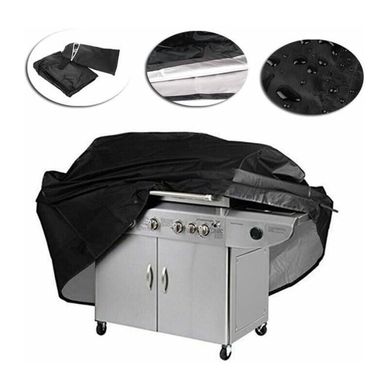 foto del prodotto telo protettivo per barbecue bbq nero 170 x 61 x 117cm