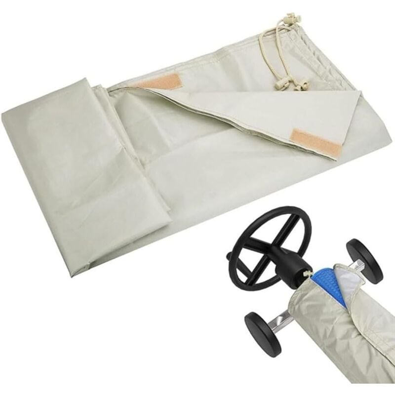 foto del prodotto telo protettivo per piscina, telo di copertura per piscina, telo di copertura impermeabile per piscina, per giardino dimensioni 610x96 cm 