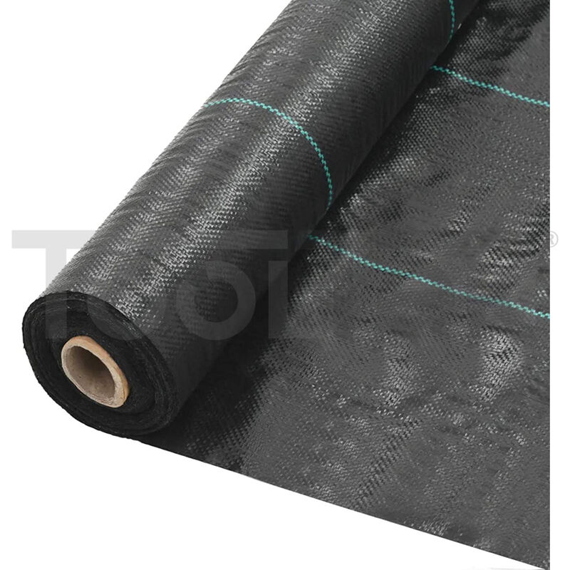 foto del prodotto telo rete pacciamatura anti radice erbacce anti strappo 1x100mt nera