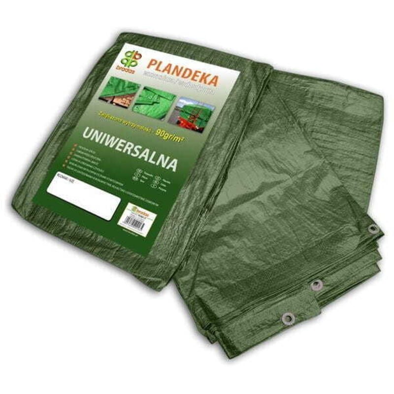 foto del prodotto telo rinforzato verde 90g 4 x 5m bradas