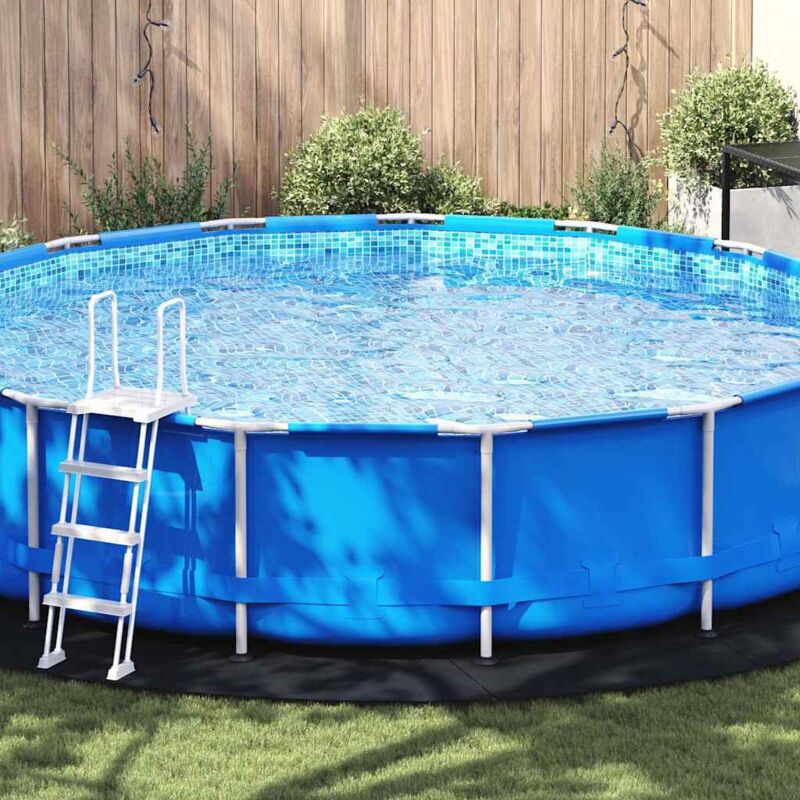 foto del prodotto telo rotondo per piscina , nero, 550 cm, in tessuto non tessuto. vidaxl