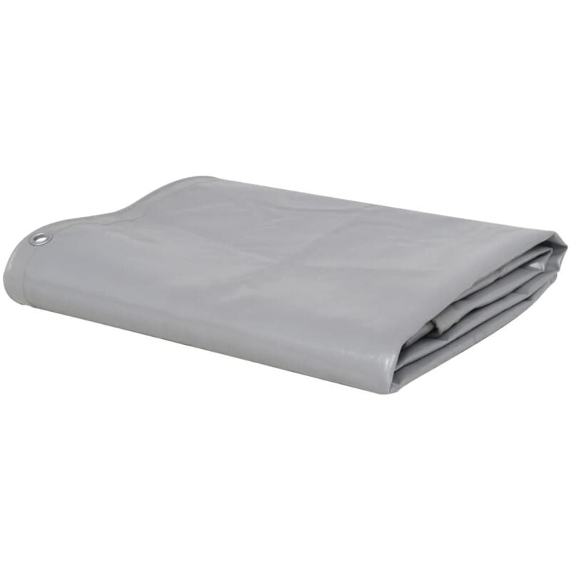 foto del prodotto telo telone versatile e resistente 650 g m 1,5 x 6 m grigio