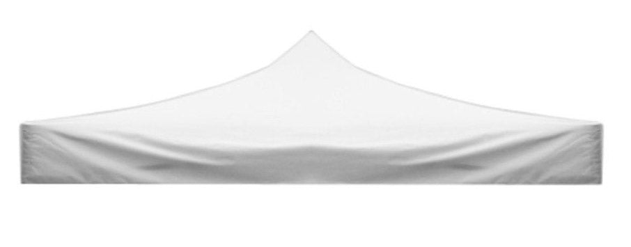 foto del prodotto telo tetto di ricambio per gazebo pieghevole 3x6m in tessuto oxford 600d bianco