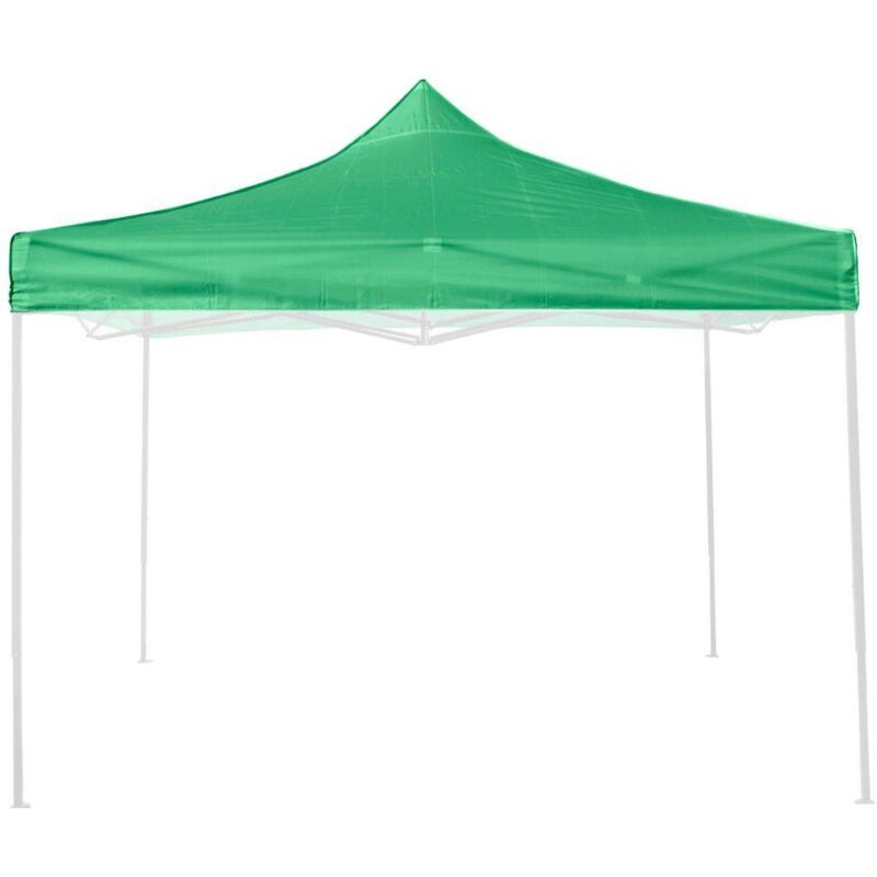 foto del prodotto telo tetto verde 3x3 mt impermeabile per ricambio gazebo richiudibile