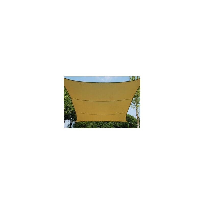 foto del prodotto telo vela quadrata beige in pe 5x5x5 mt ferliving