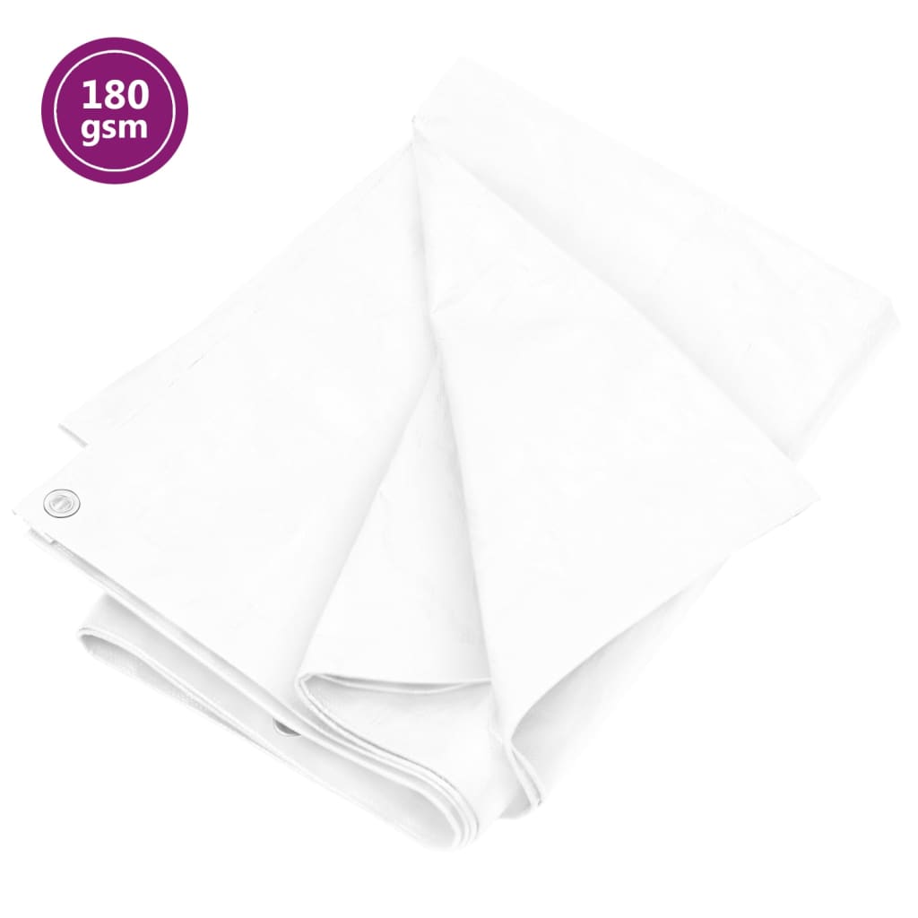 foto del prodotto telone 180 g m 4x8 m bianco hdpe cod mxl 70973