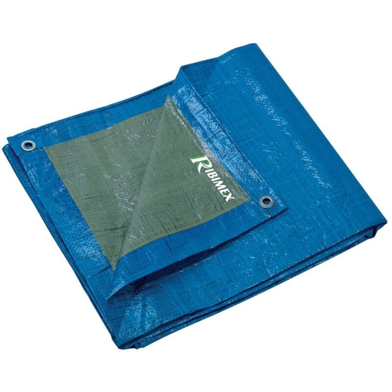 foto del prodotto telone di protezione 65 gr m2 3x5 m con occhielli ribimex prb06503x05.