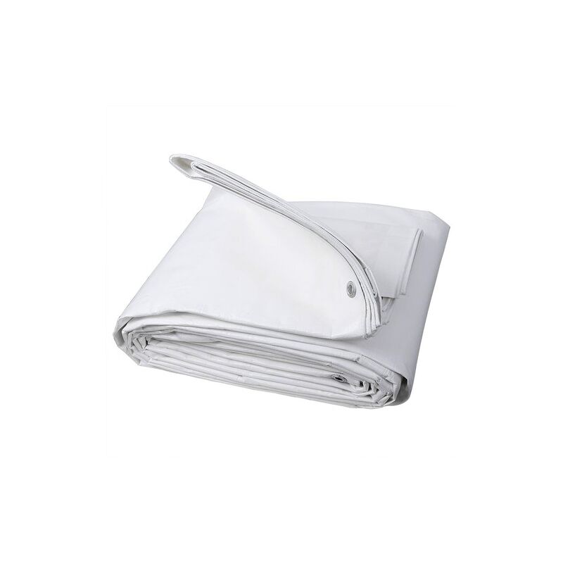 foto del prodotto telone impermeabile telo di protezione antipioggia copertura pe 180g m 4x6m woltu
